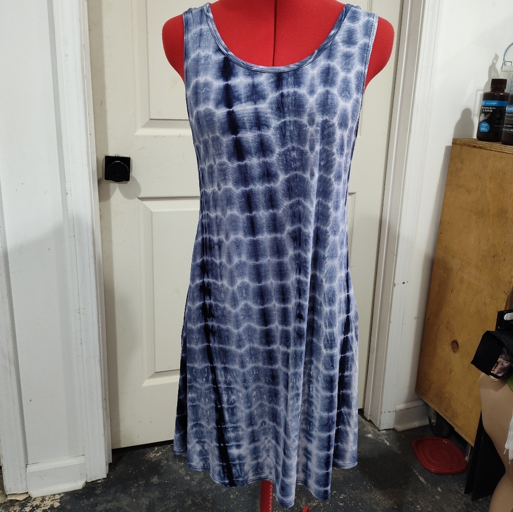 Olivia Rae Blue and White Fabric